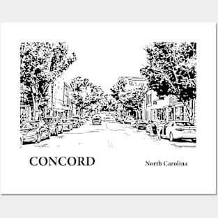 Concord North Carolina Posters and Art